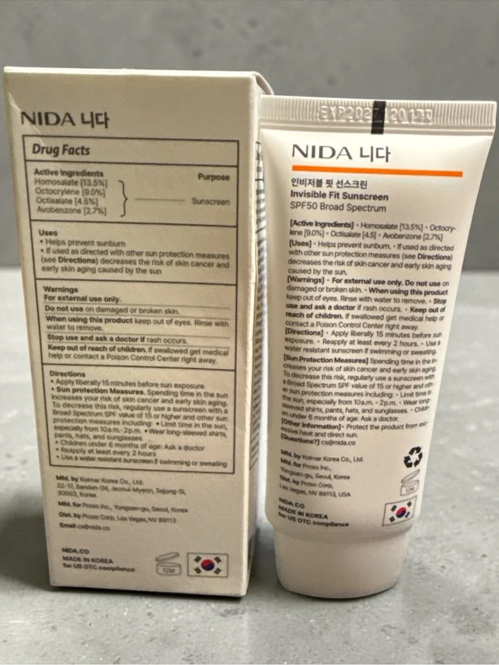 Invisible Fit Sunscreen SPF50 - White Finish